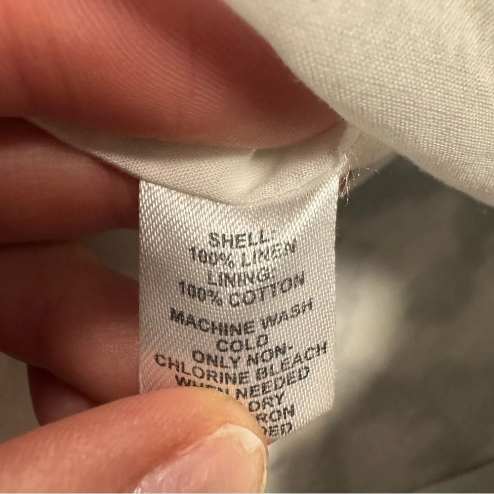 Ann Taylor LOFT Sleeveless Linen & Cotton Dress Size 4 Petite